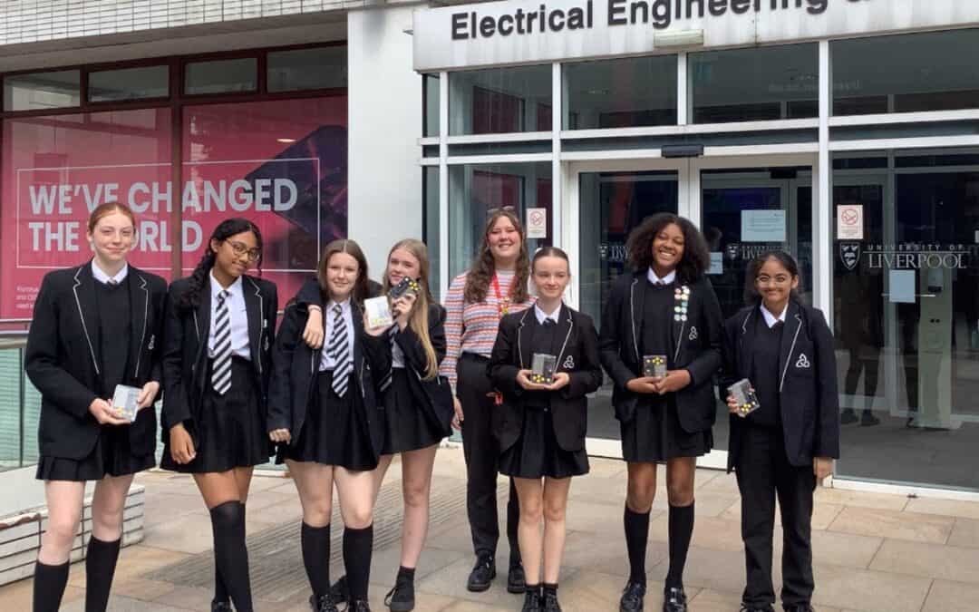 Aspiring engineers attend ‘Girls into Electronics’ at University of Liverpool